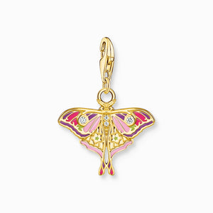 Breloque Charm Papillon Vermeil