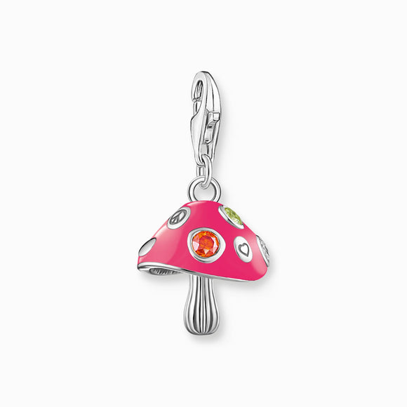 Breloque Charm Champignon Argent