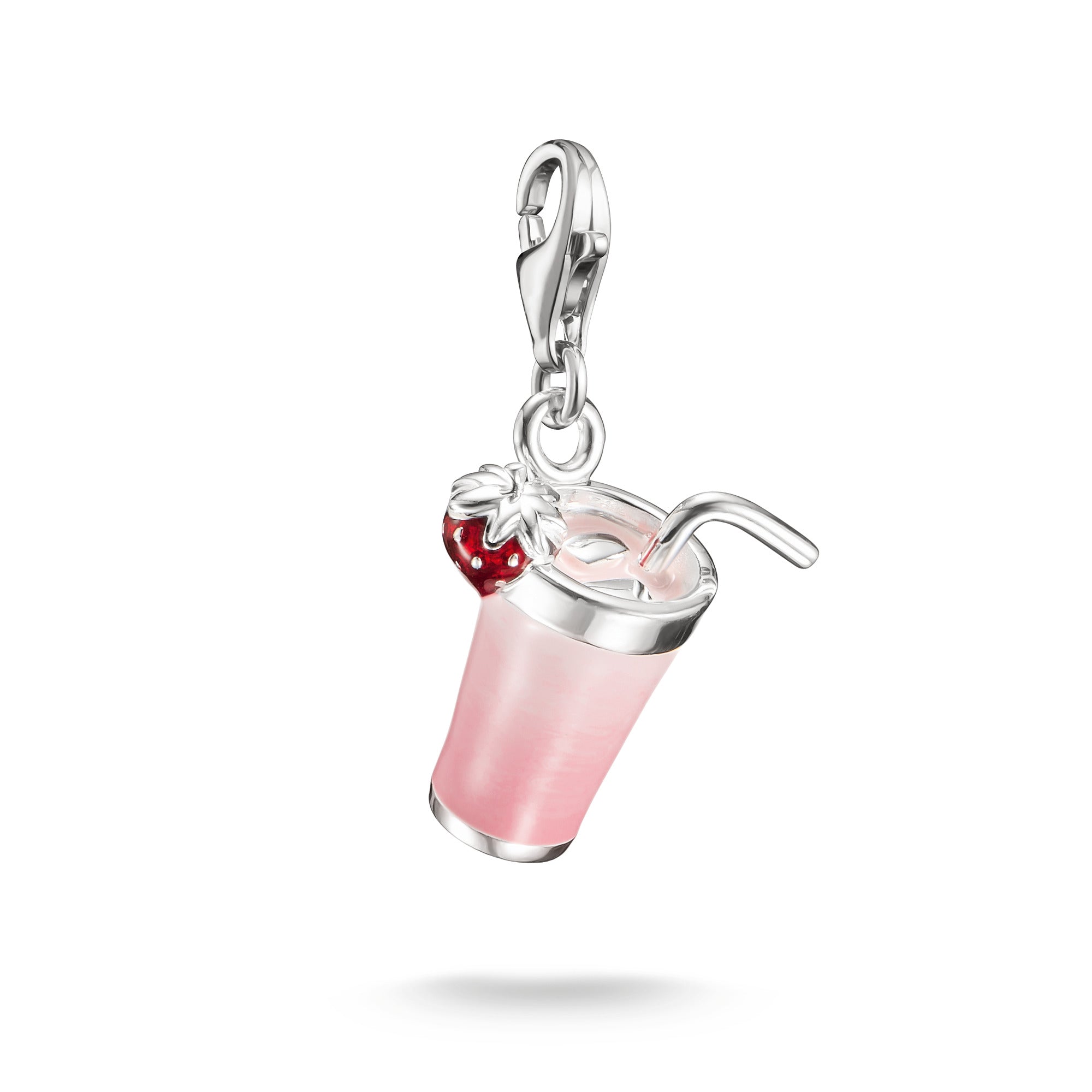 Charm Rose Matcha Argent sterling 925 Thomas Sabo cute tendance mode pendentif rose fraise rouge