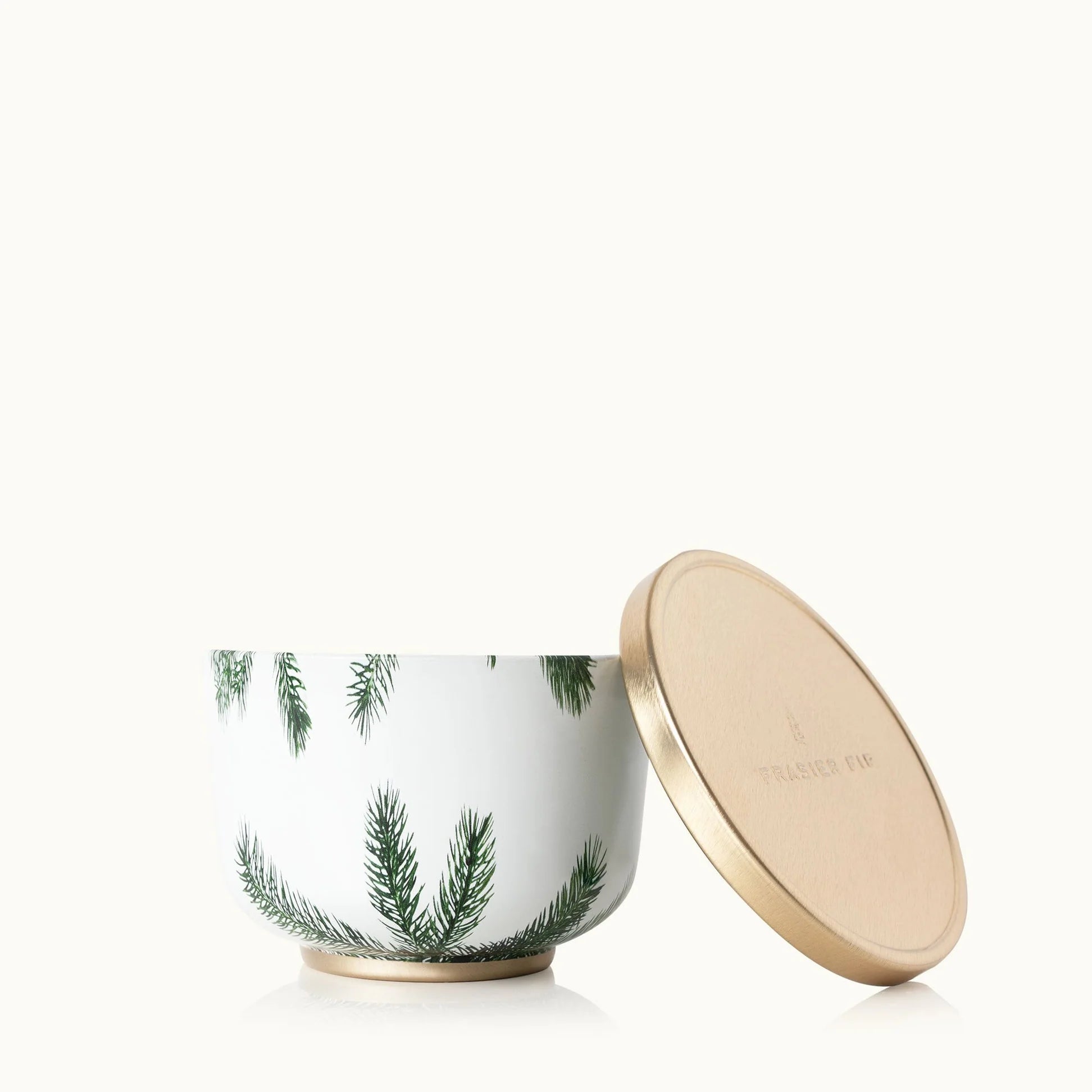 Bougie chandelle doré Frasier Fir thymes