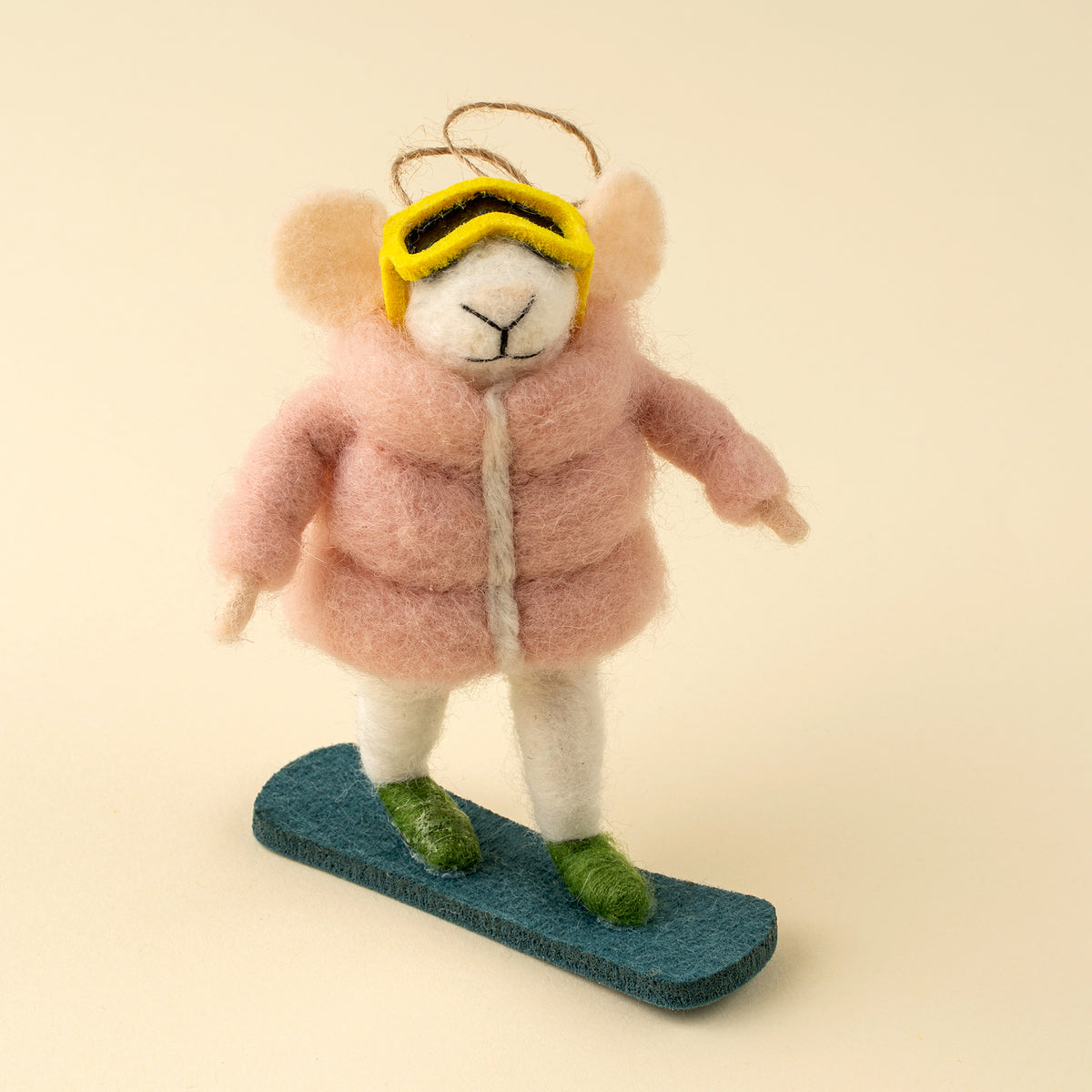 Ornement souris Sadie Noël hiver planche mignon Indaba