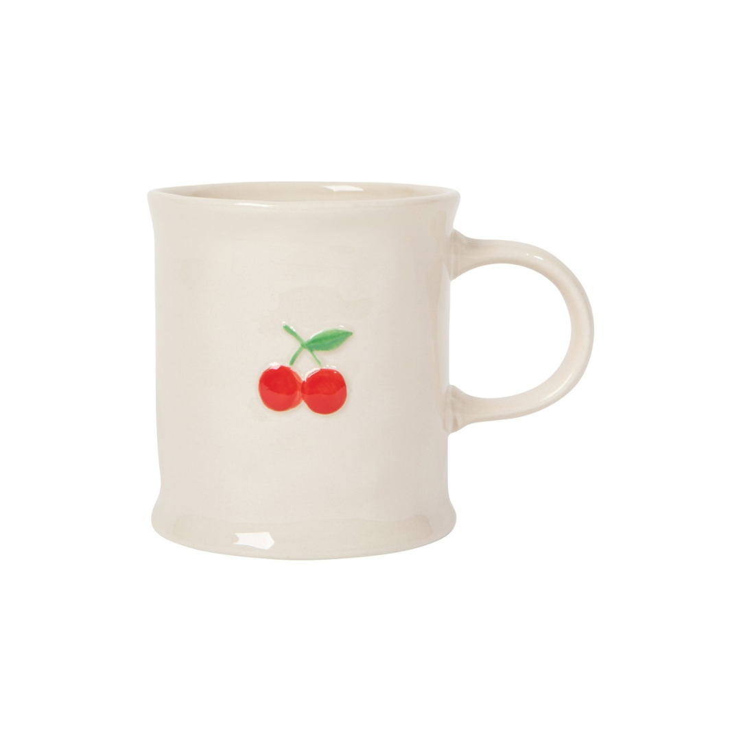 Tasse café céramique cerise Danica 