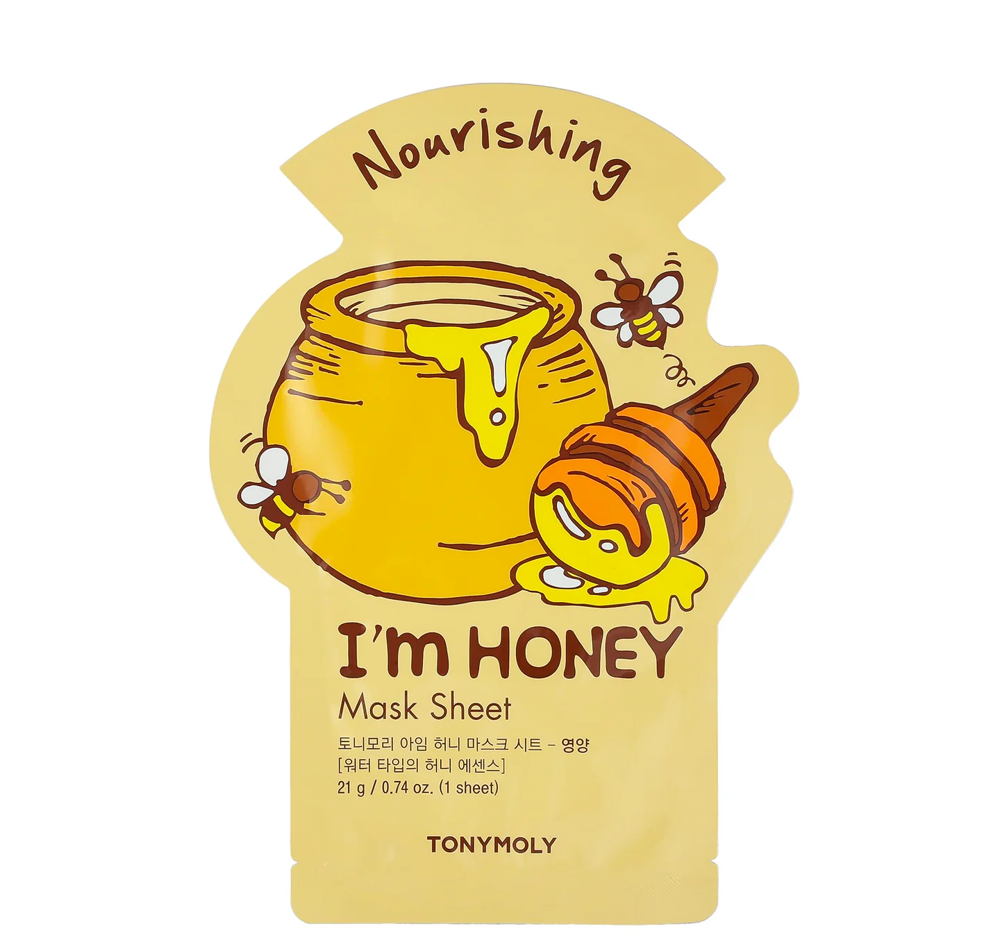 Masque en Feuille Tonymoly 21ml Fait en Corée I am Miel