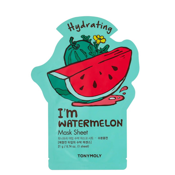 Masque en Feuille Tonymoly 21ml Fait en Corée I am Melon d’eau 