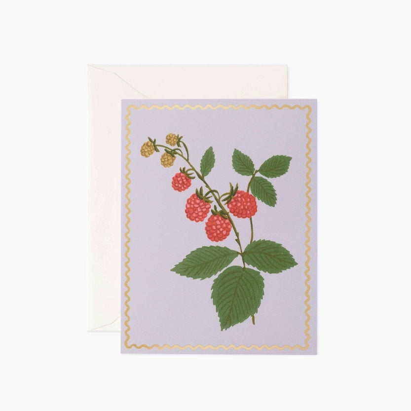 Carte souhait framboise Rifle Paper co.