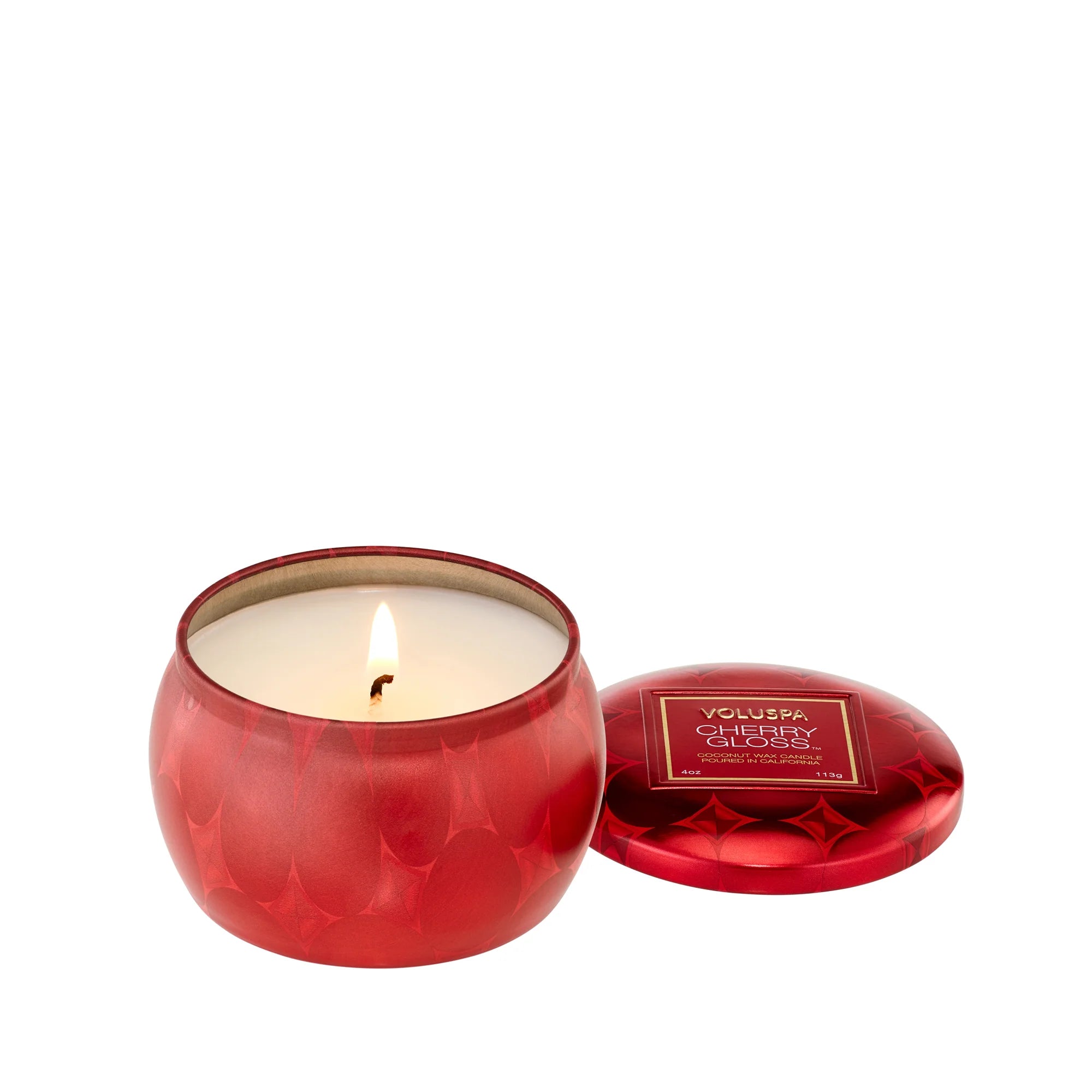 Mini bougie chandelle métal cherry Gloss voluspa maison 