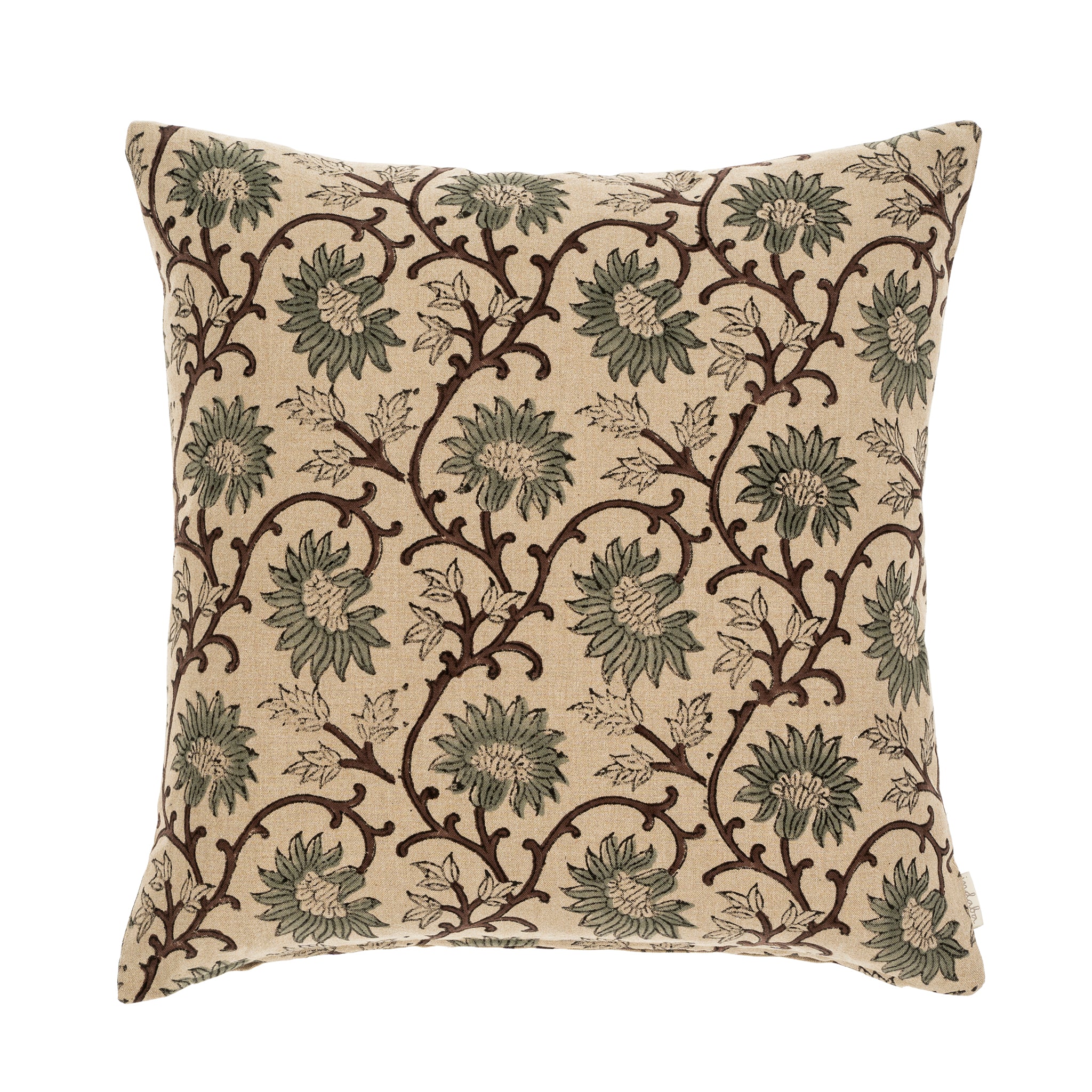 Coussin Ishani Block indaba décoration 