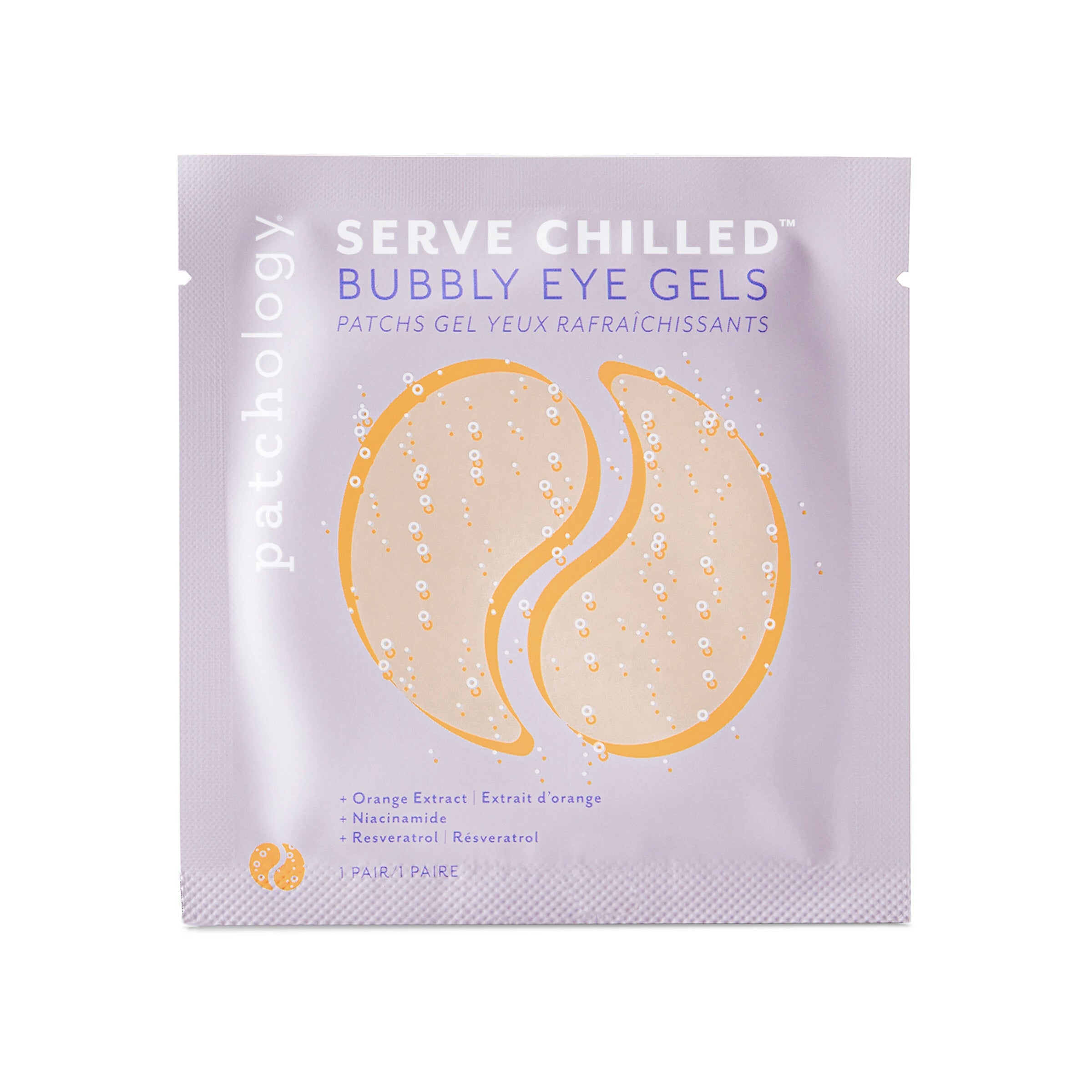 Patchs Yeux Éclat Protection Serve Chilled Bubbly Eye Gels Patchology Selfcare cute tendance 