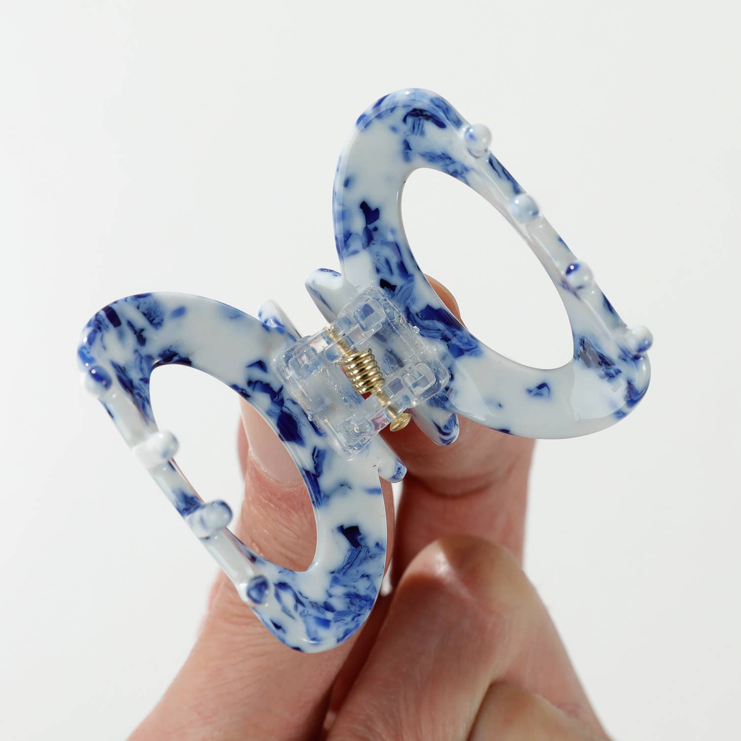 Mini Pinces à cheveux - Bleu Côtier