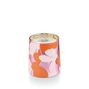 Chandelle ou bougie Illume en verre perlé Fruit rose ou Pink peppermint fruit en 11.5 oz