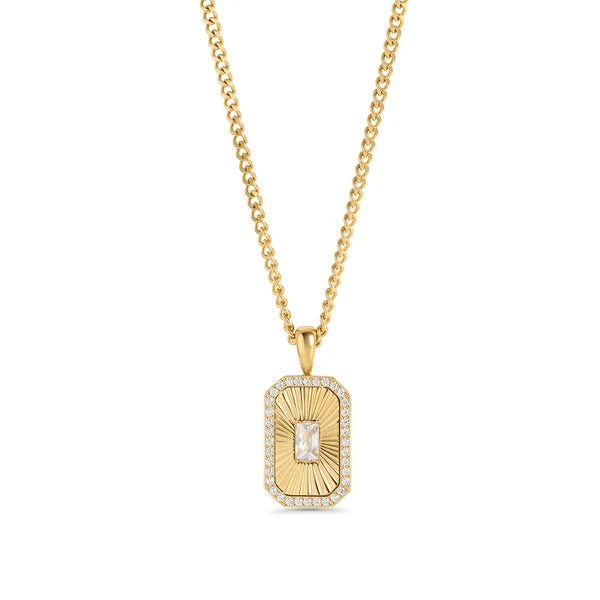 Collier Pendentif Orsay- Acier Inoxydable 316L - Or PVD