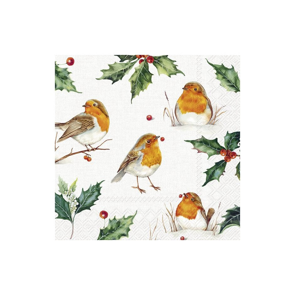 Serviettes papier, oiseaux, idéal home range, IHR, Allemagne, Noël, célébration, fête 
