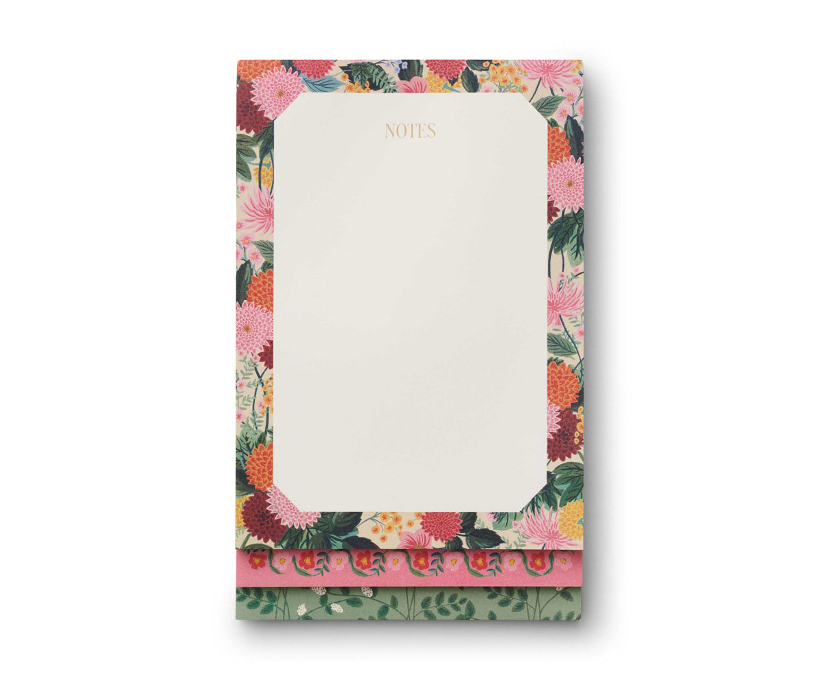 Bloc-notes Rifle Paper co. Dahlia 3 sections