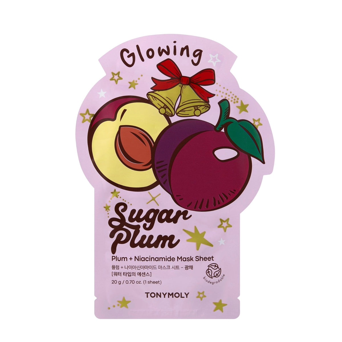 Masque visage TONYMOLY Sugar Plum Corée skincare soin coréen cute tendance Noël cadeau 