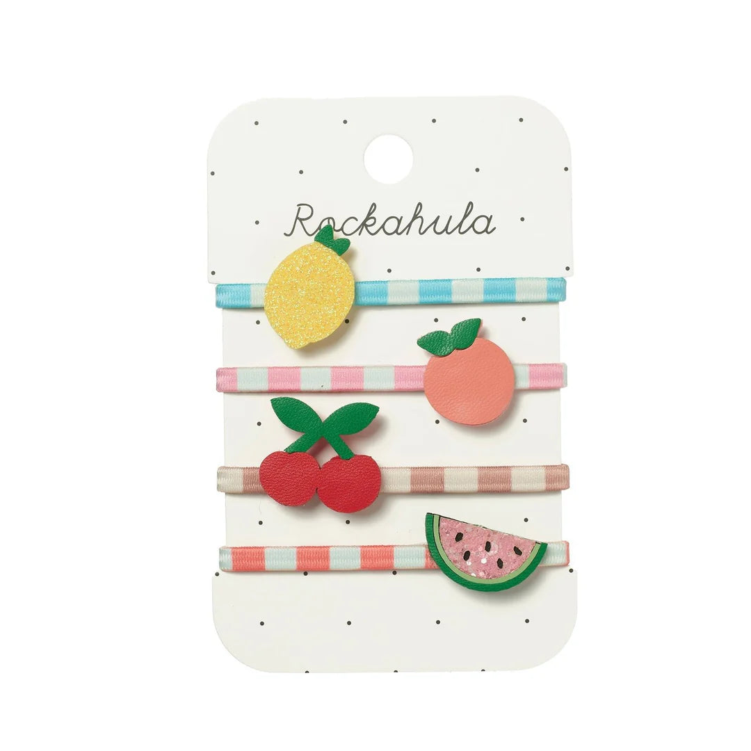 Ensemble élastiques Tutti fruity Rockahula Kids citron peche melon cerise mode tendance 