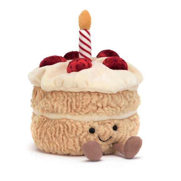 Peluche Amuseable Jellycat Gâteau d'Anniversaire