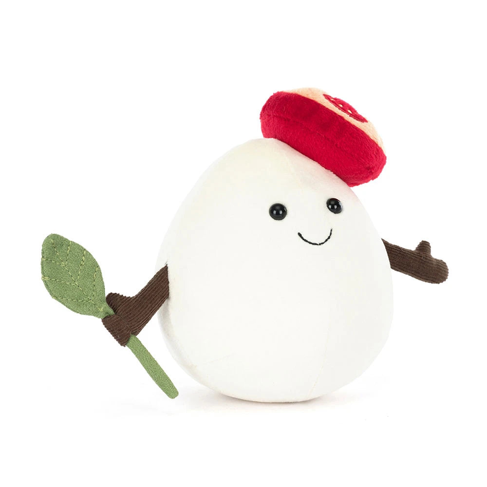 Peluche Amuseable Fromage Mozzarella Jellycat tomates basilic cute tendance mode 