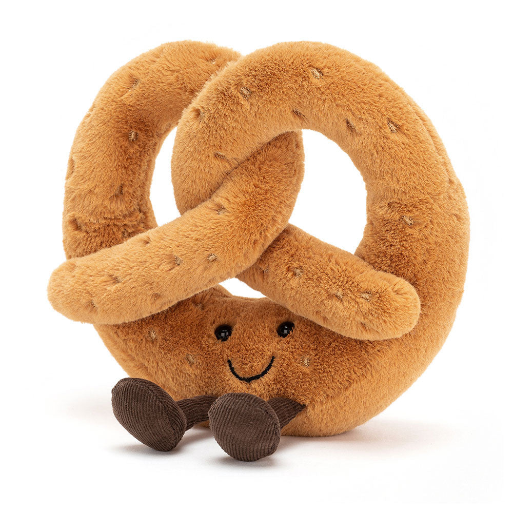 Peluche Amuseable Pretzel Bretzel Jellycat brun tendance 