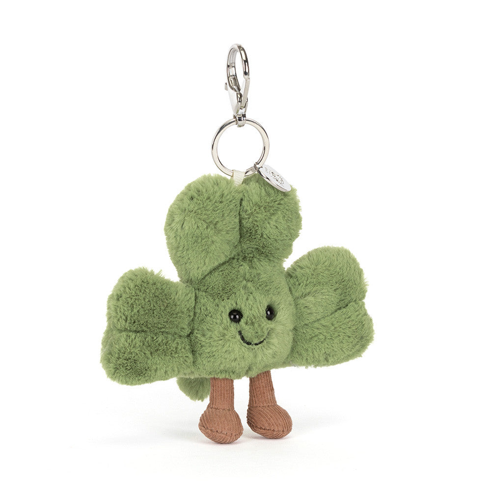 Porte-Clés Amuseable Trèfle Porte-Bonheur Bag Charm Siofra Shamrock Jellycat vert accessoires sacoche tendance 