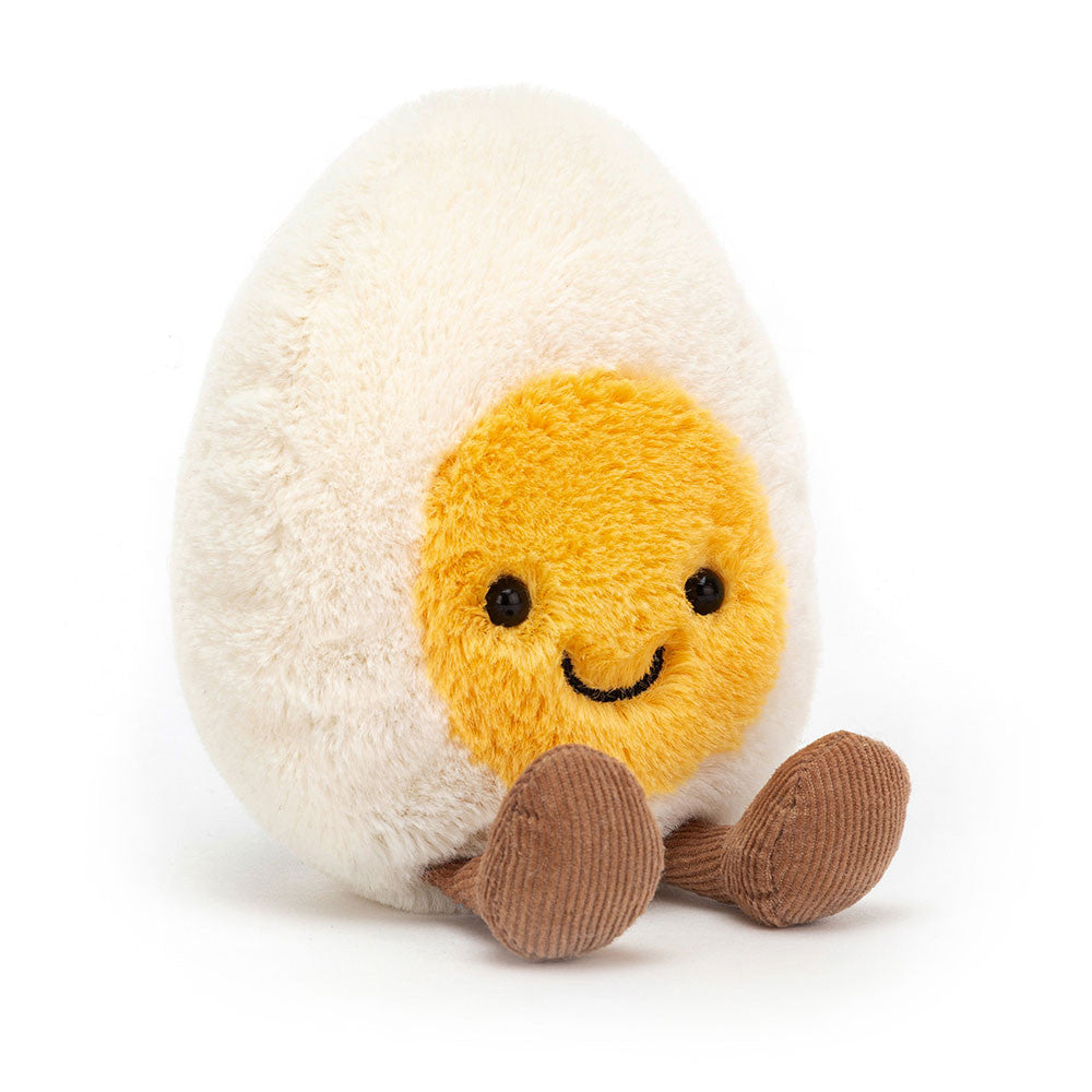 Peluche Amuseable Oeuf à la coque Happy Boiled Egg Jellycat cute tendance nourriture 