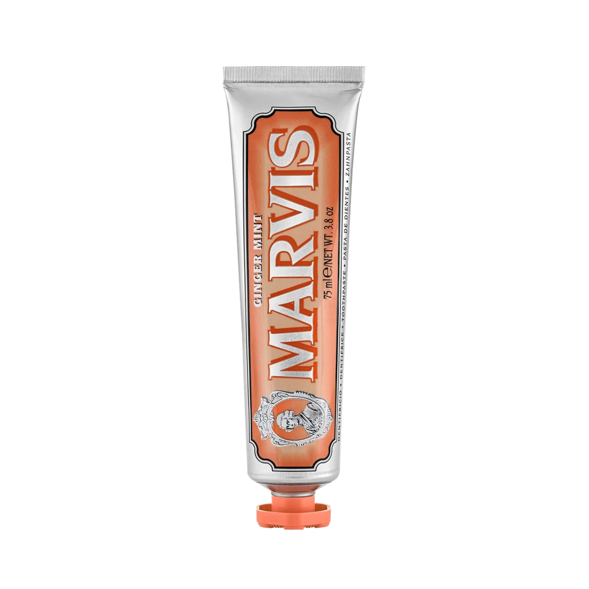 Marvis Dentifrice Gingembre mode tendance orange
