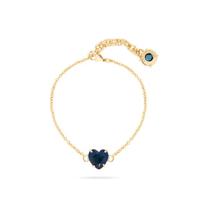 Bracelet Coeur Bleu Océan
