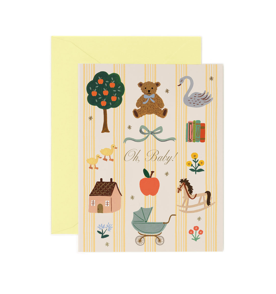 Carte de vœux Rifle Paper co bébé naissance