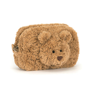 Trousse pochette ours bartholomew Jellycat ourson brun