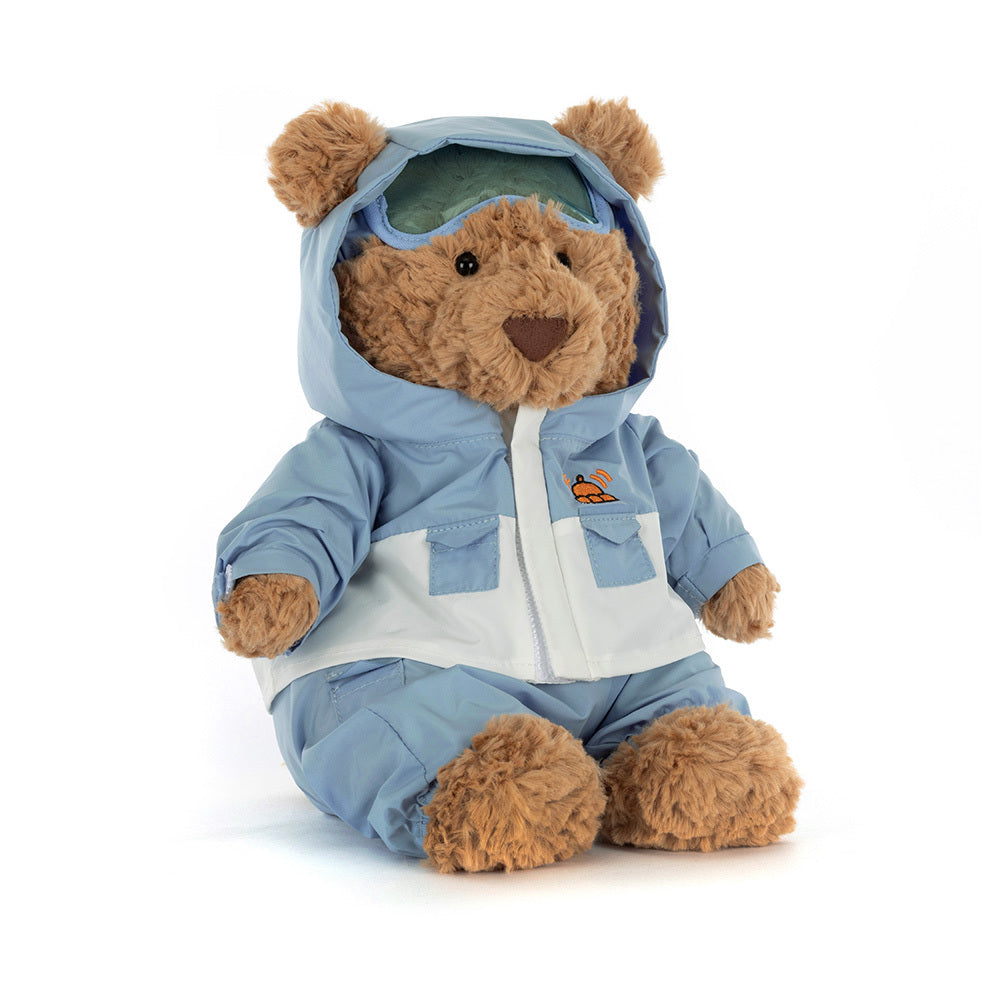 Jellycat peluche ours Bartholomew Snow suit hiver 