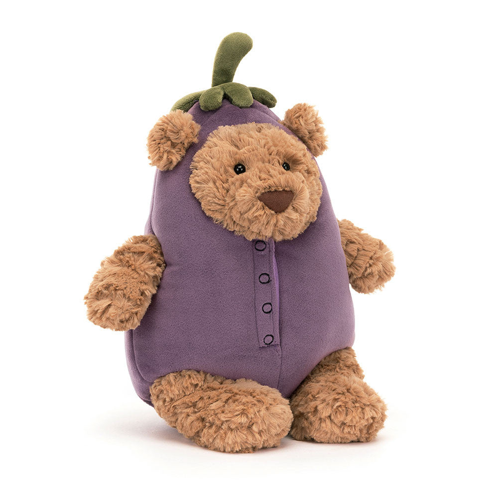 Peluche Jellycat Ours Bartholomew Eggplant