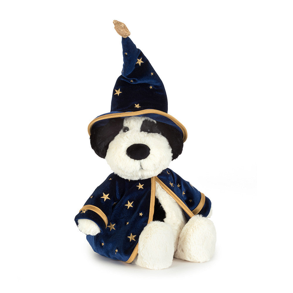 Peluche Chien magicien Puppy Wizard Jellycat blanc noir costume cute tendance 
