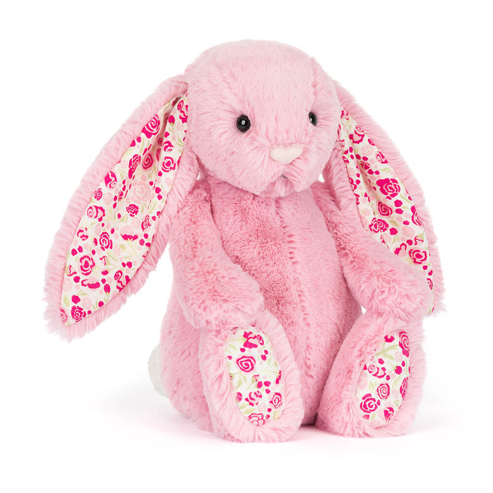 Peluche Bashful Lapin Rose Blushkin Blossom Luxe Bunny Jellycat cute tendance 