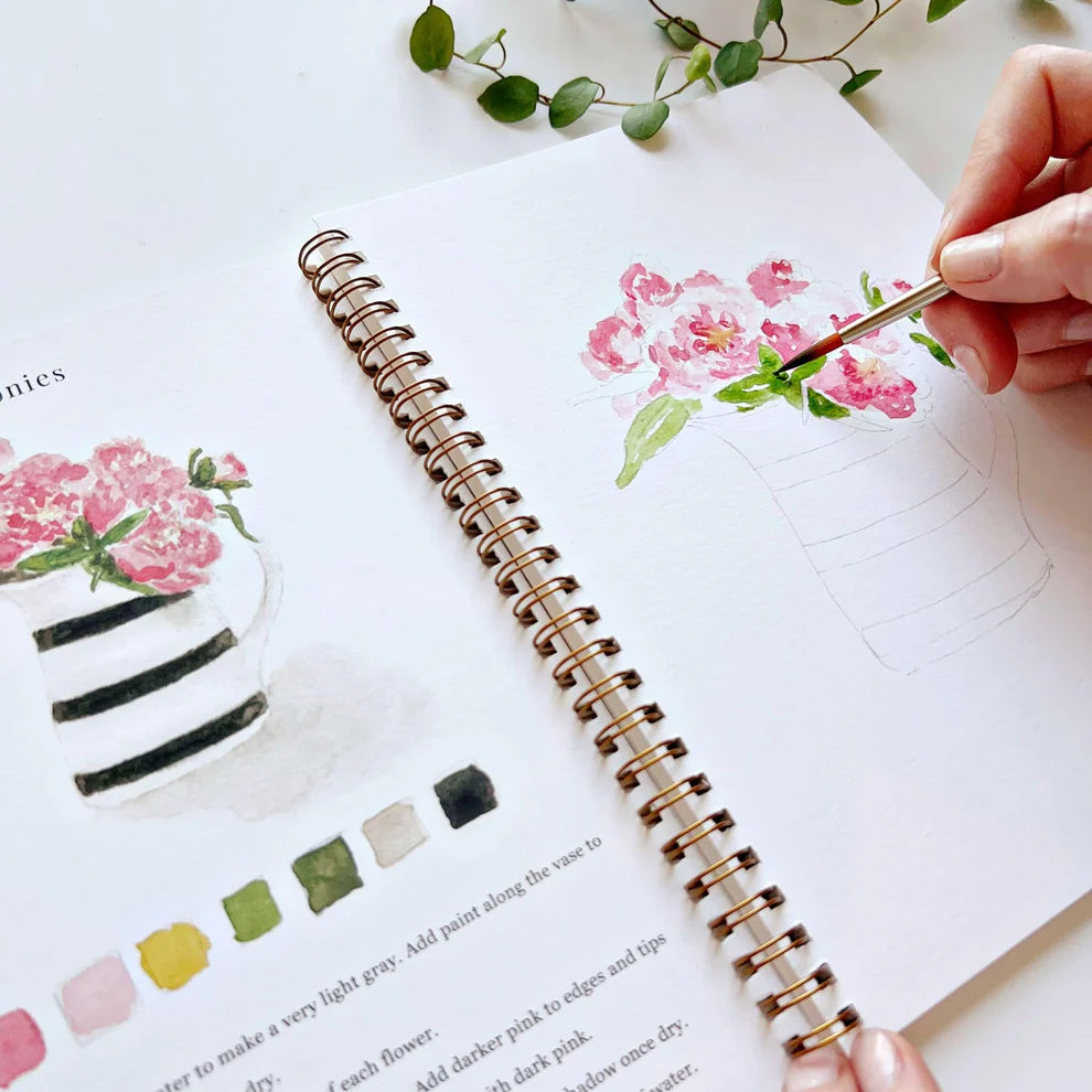 Cahier d’aquarelle - Bouquets | Emily Lex Studio