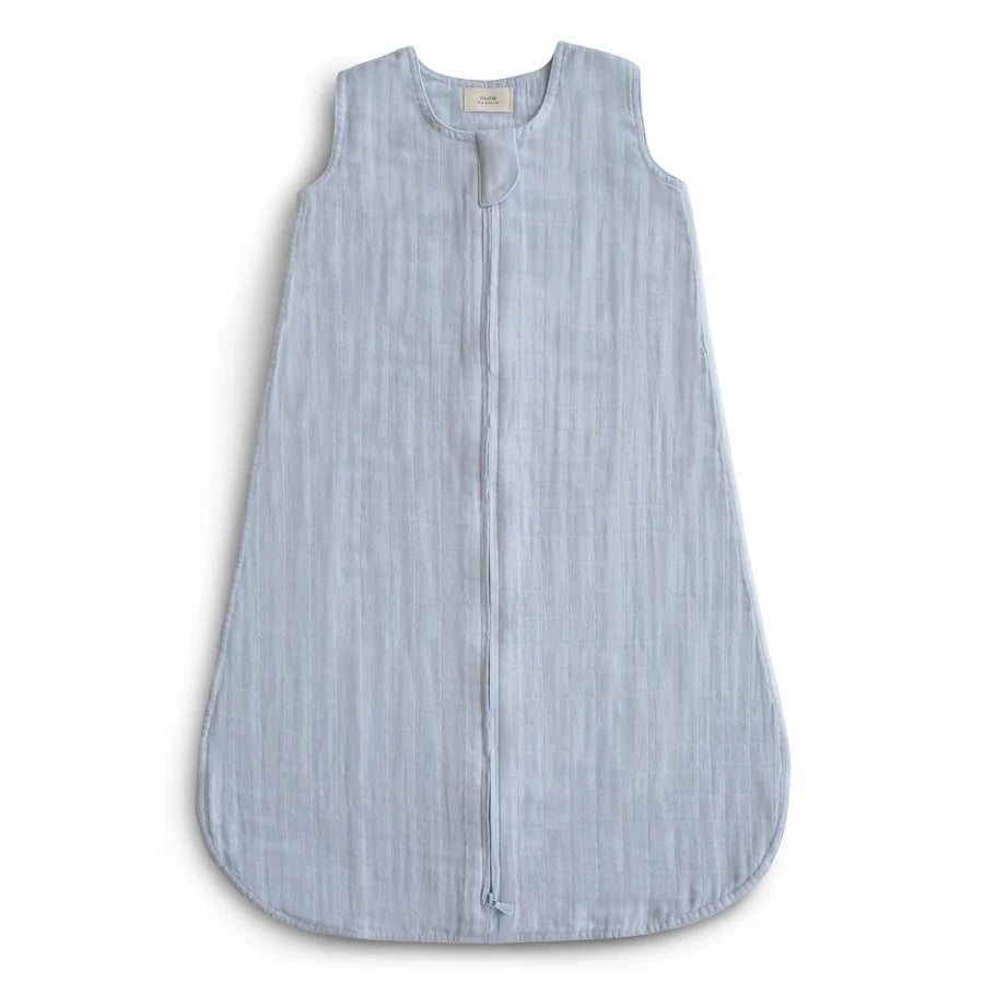 Gigoteuse coton mousseline bleue enfant 0-6 mois