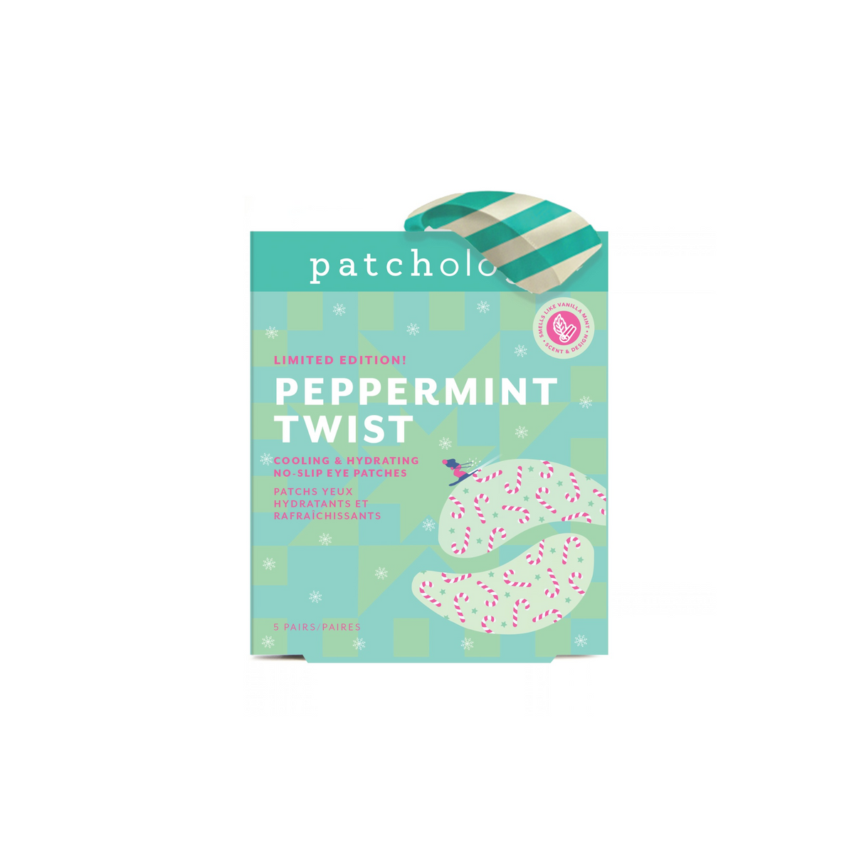 Lot de 5 Patchs Yeux Hydratant - Peppermint Twist | Patchology