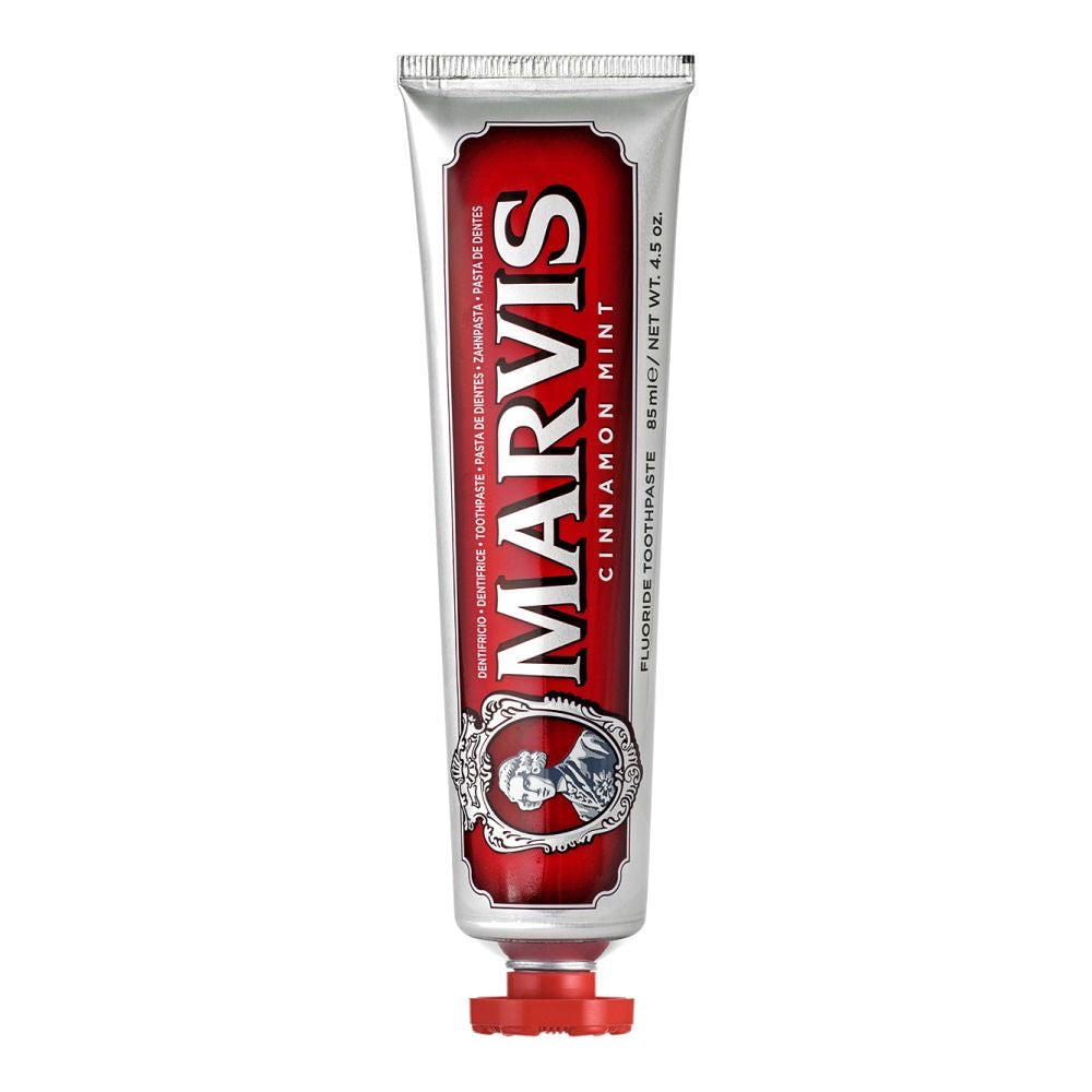 Dentifrice ou pâte à dent marvis goût Canelle en petit et en grand 