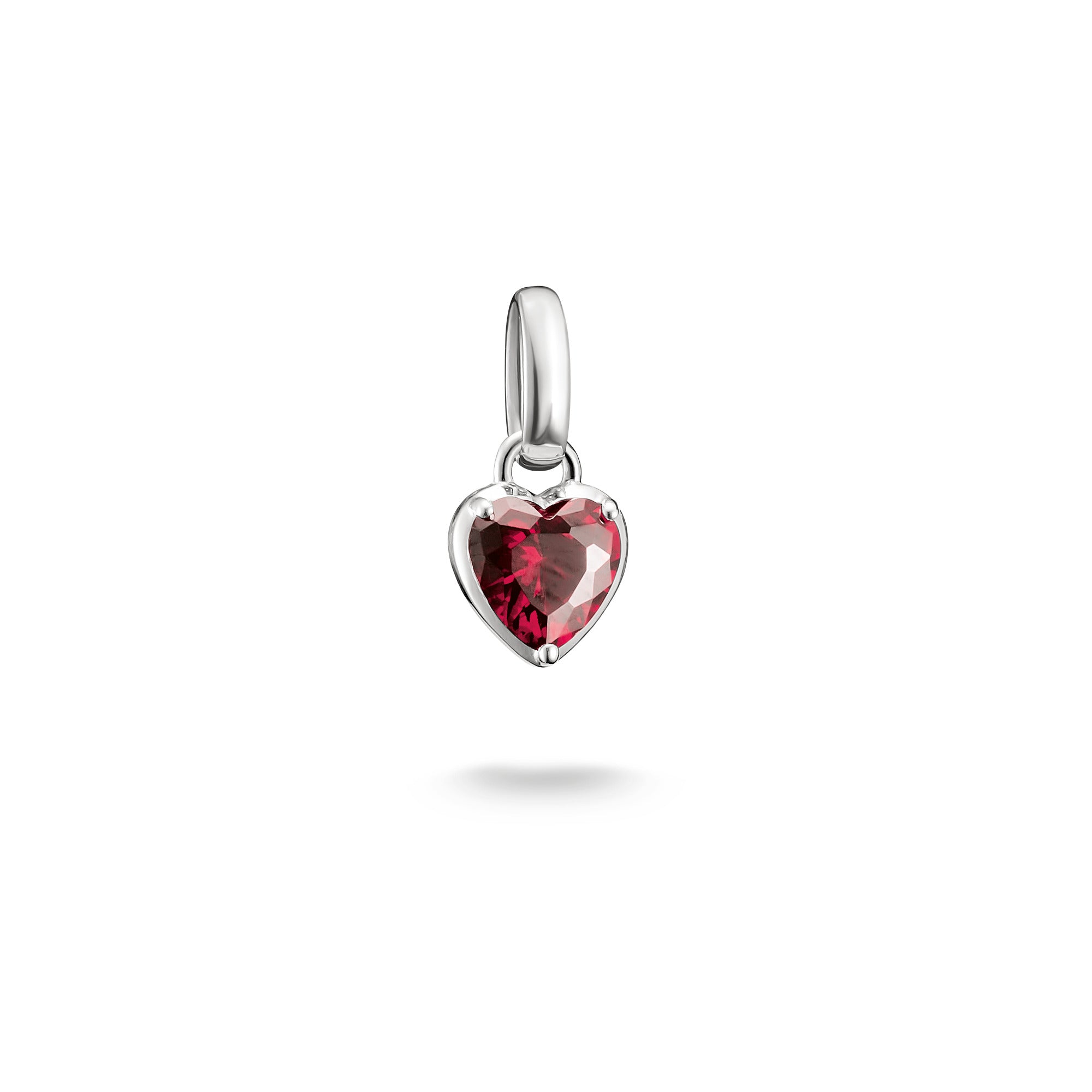 Charm pierre naissance juillet rouge Rubis Argent sterling 925 Thomas Sabo