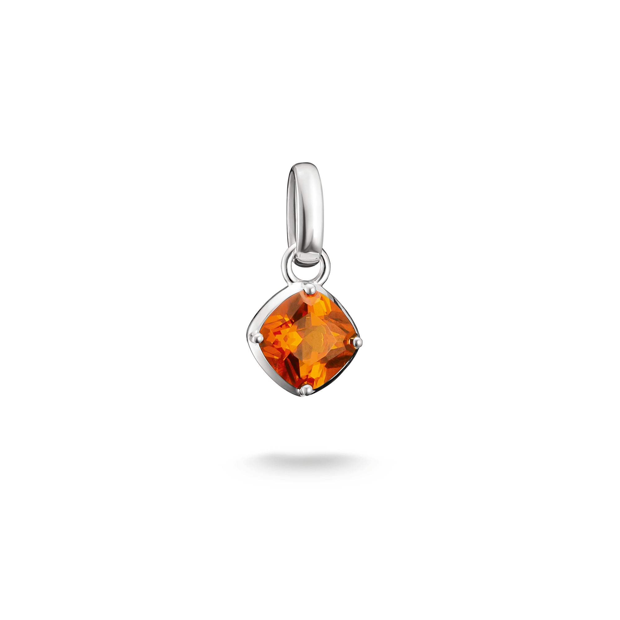Charm pierre naissance octobre fire Opal ambre Argent sterling 925 Thomas Sabo