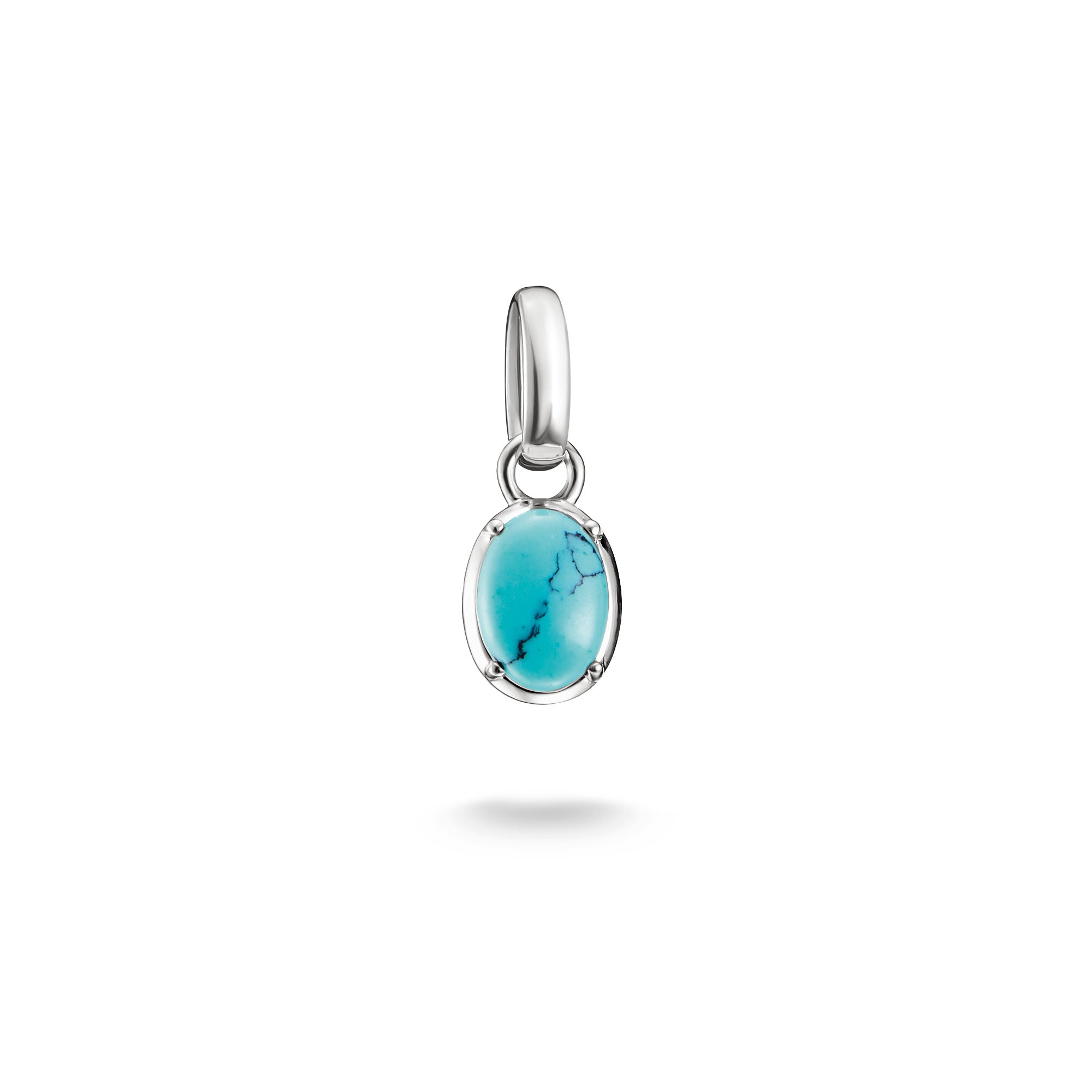 Charm pierre naissance décembre turquoise Argent sterling 925 Thomas Sabo