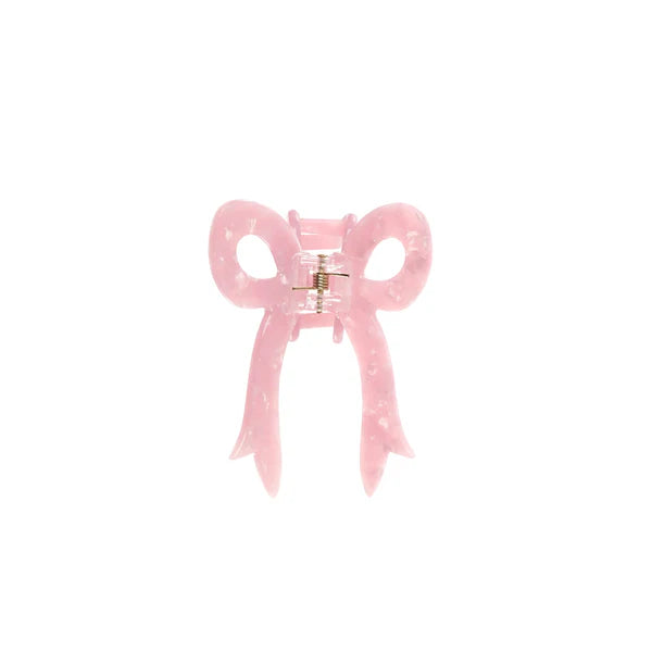 Pince à cheveux boucle rose Rockahula Kids Noeud cute tendance mode 