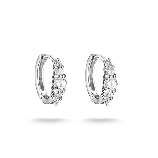Anneaux Huggie Dégradé - Argent sterling 925 | Thomas Sabo
