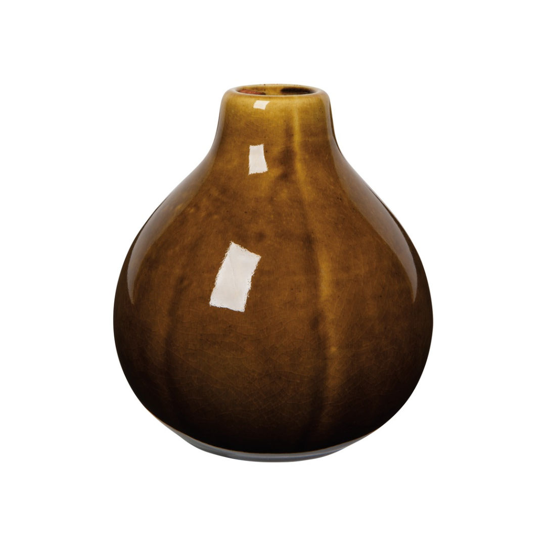 Vase, grès, Danica, décoration, ambré, Vancouver, Canada 