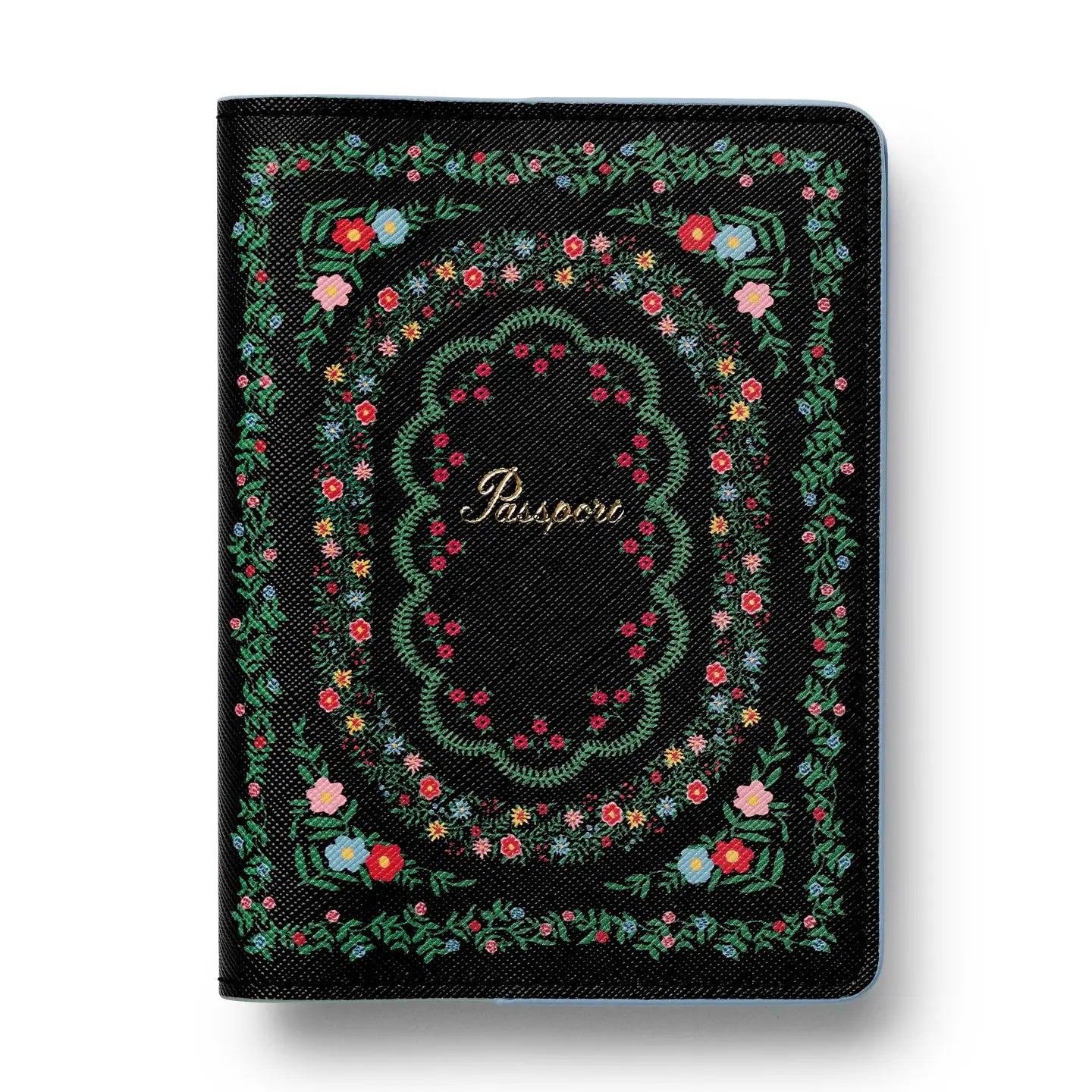 Étui passeport Imprimé floral Rosette Rifle Paper Co. Voyage pratique fleurs cute tendance 