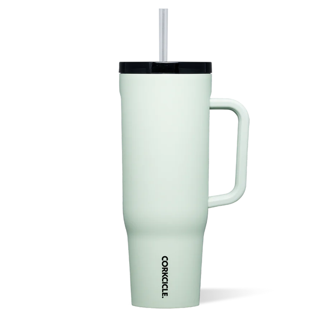 Tasse de transport cruiser ou gourde Corkcicle XXL 40 OZ vert sauvage 