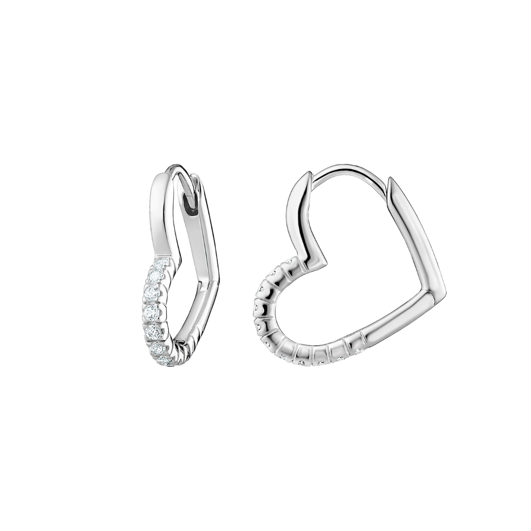 Thomas sabo anneaux coeur forme zircon argent 925