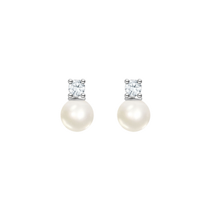 Thomas sabo boucle d’oreille perle zircon argent 925