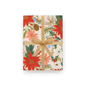 Papier d’emballage - Poinsettia