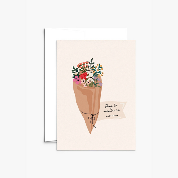 Carte Pour la Meilleure des Mamans