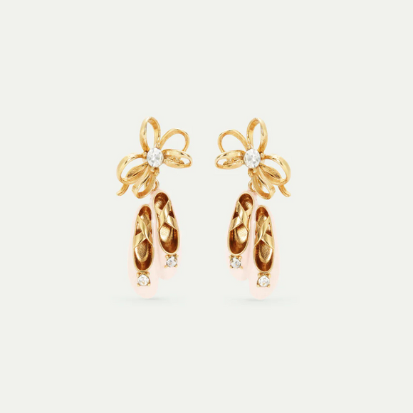 Boucles d'oreilles Chaussons Rose - Opéra National de Paris - Les Néréides