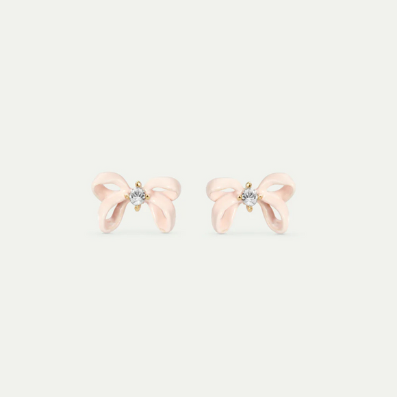 Boucles d'oreilles Ruban Rose - Opéra National de Paris - Les Néréides